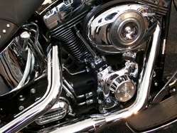 Motor eines Motorrades